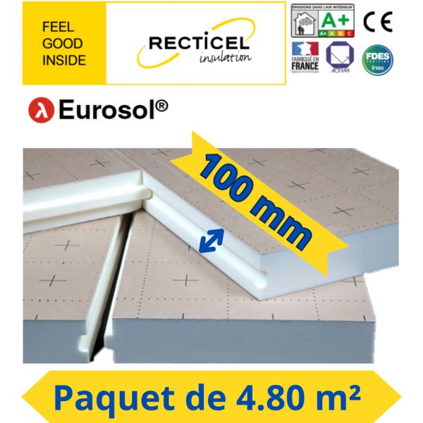 Isolant polyuréthane pour le sol, pour plancher chauffant