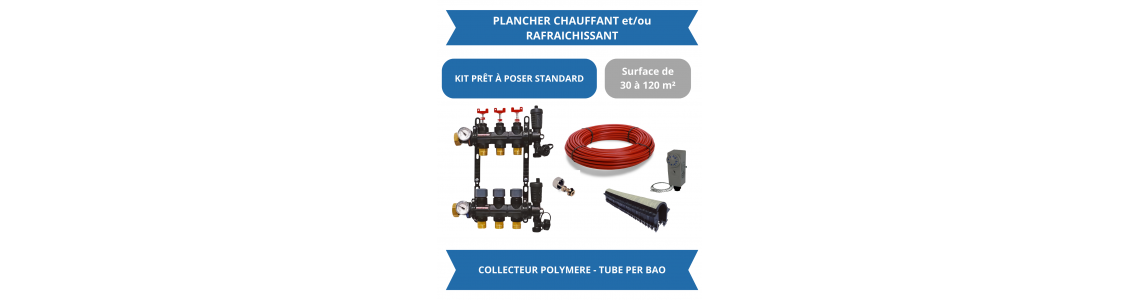 Kit plancher chauffant hydraulique prêt à poser | Chauffage sol